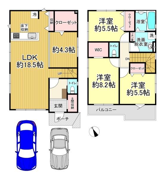 �Ԏ��} �}�ʂƌ������قȂ�ꍇ�͌�����D��ƒv���܂��B