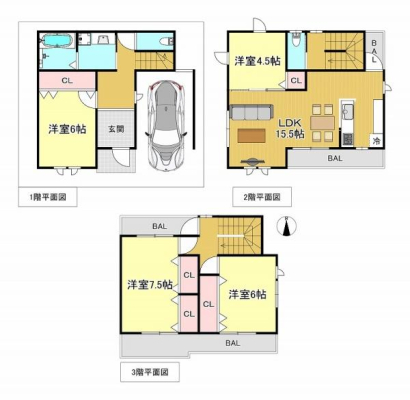 �Ԏ��} �}�ʂƌ������قȂ�ꍇ�͌�����D��ƒv���܂��B