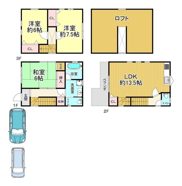 �Ԏ��} �}�ʂƌ������قȂ�ꍇ�͌�����D��ƒv���܂��B