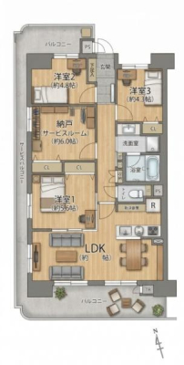 �Ԏ��} 2026�N�����S�ʃ��t�H�[���\��4LDK�ƂȂ��Ă��܂���
