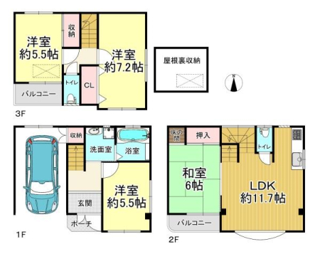 �Ԏ��} �}�ʂƌ������قȂ�ꍇ�͌�����D��ƒv���܂��B