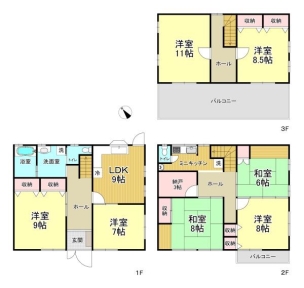 堺市堺区旭ヶ丘南町１丁　中古戸建