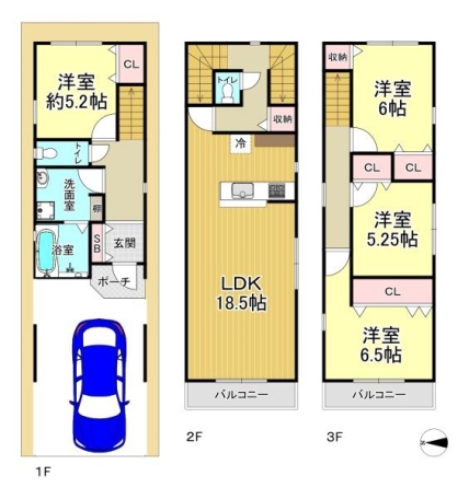 大阪市大正区三軒家西２丁目　新築戸建